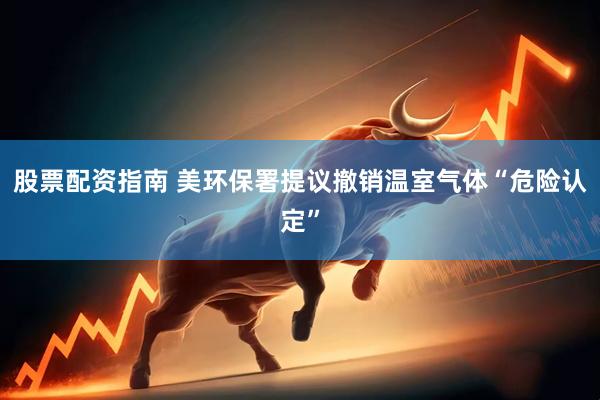 股票配资指南 美环保署提议撤销温室气体“危险认定”